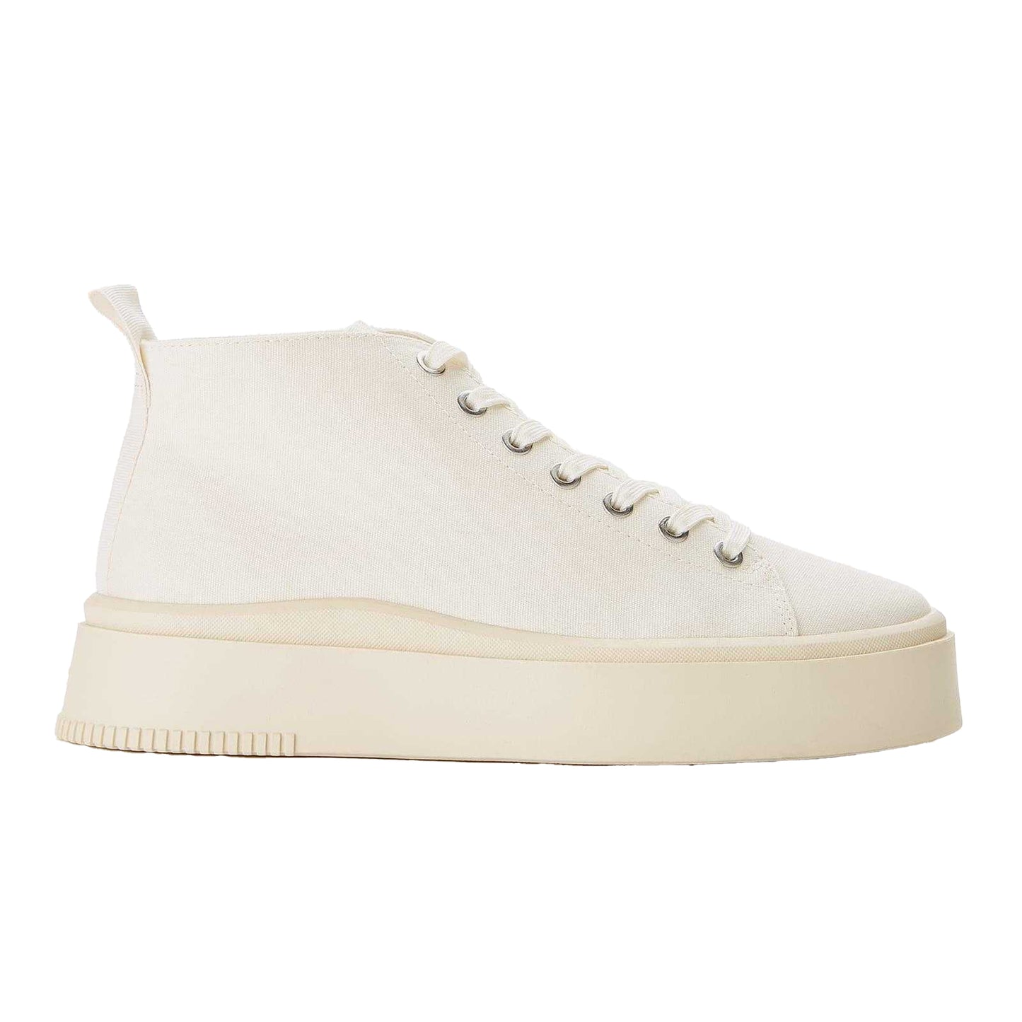 Cream - Front - Vagabond Shoemakers Womens-Ladies Stacey Hi-Top Trainers