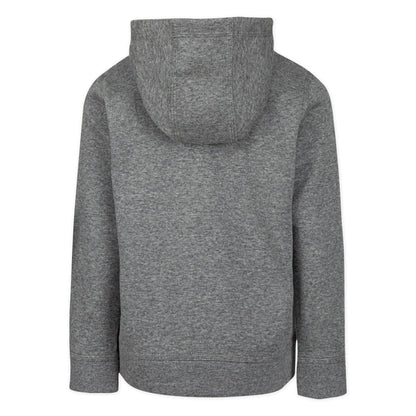 Grey - Back - Nike Childrens-Kids Club Fleece Full Zip Hoodie