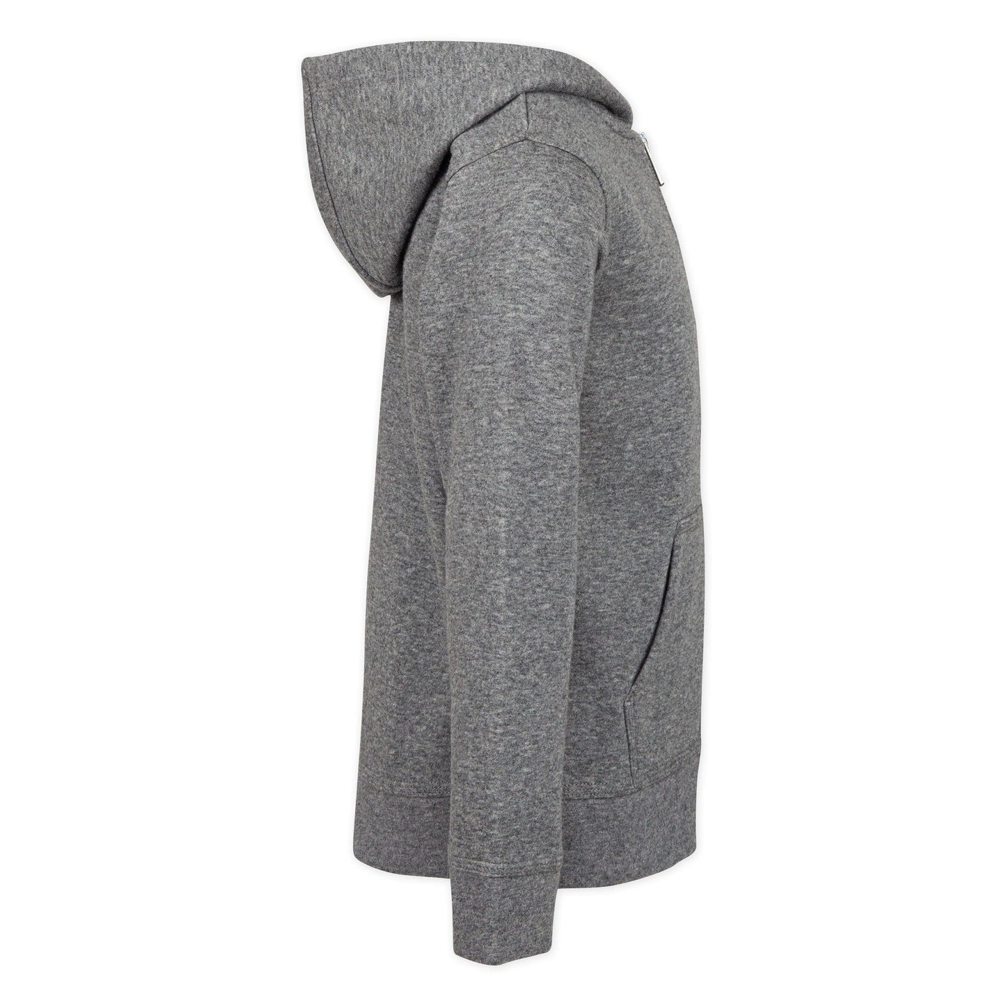 Grey - Lifestyle - Nike Childrens-Kids Club Fleece Full Zip Hoodie