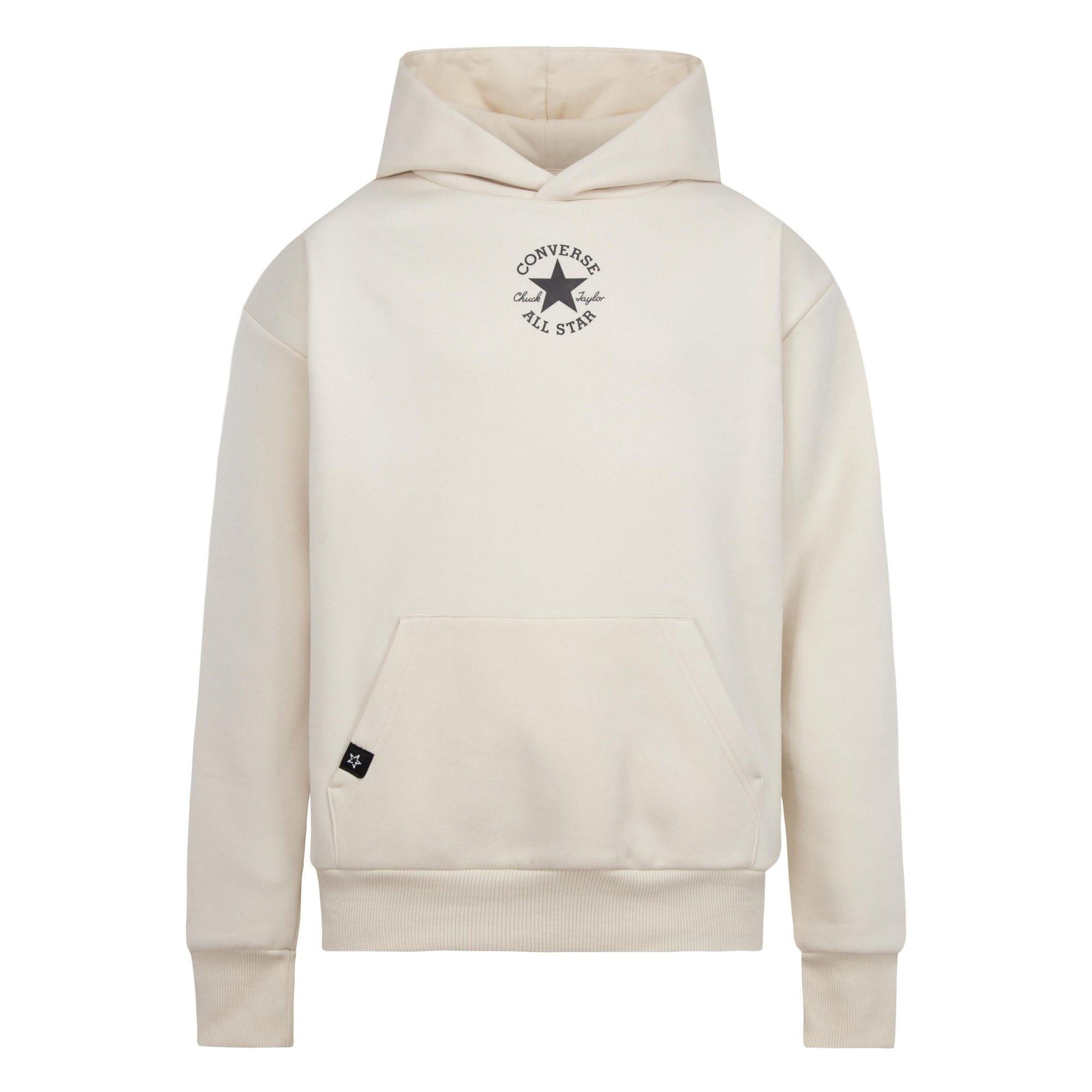 White - Front - Converse Childrens-Kids Core Pull Over Hoodie