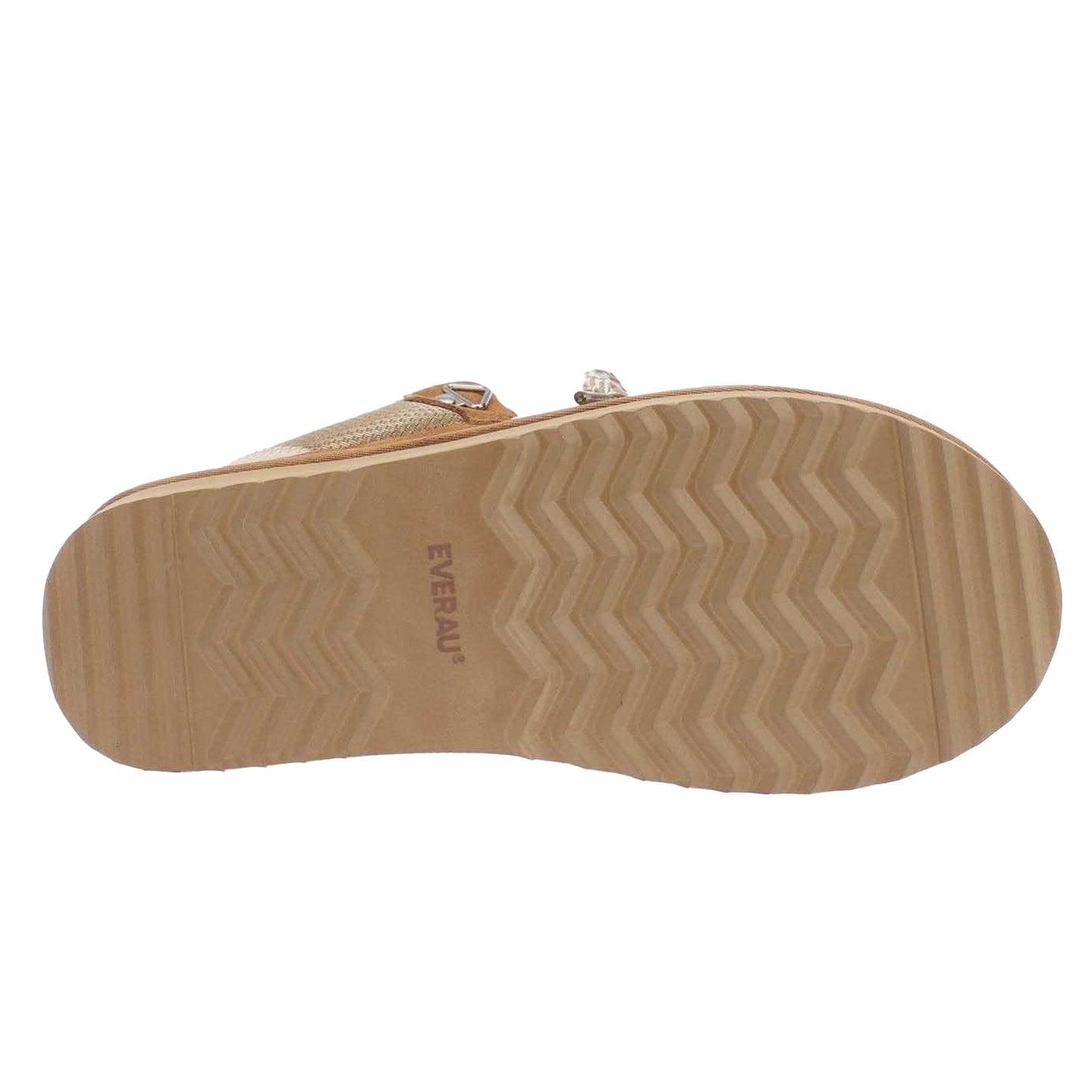 Chestnut - Lifestyle - EverAu Womens-Ladies Marbled Leather Trainers