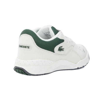 Off White - Back - Lacoste Mens Aceline Leather Trainers