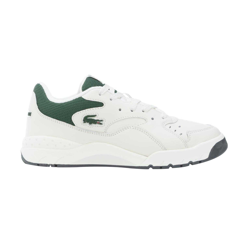 Off White - Side - Lacoste Mens Aceline Leather Trainers