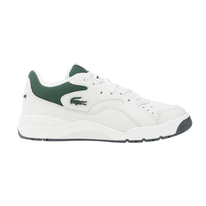 Off White - Side - Lacoste Mens Aceline Leather Trainers