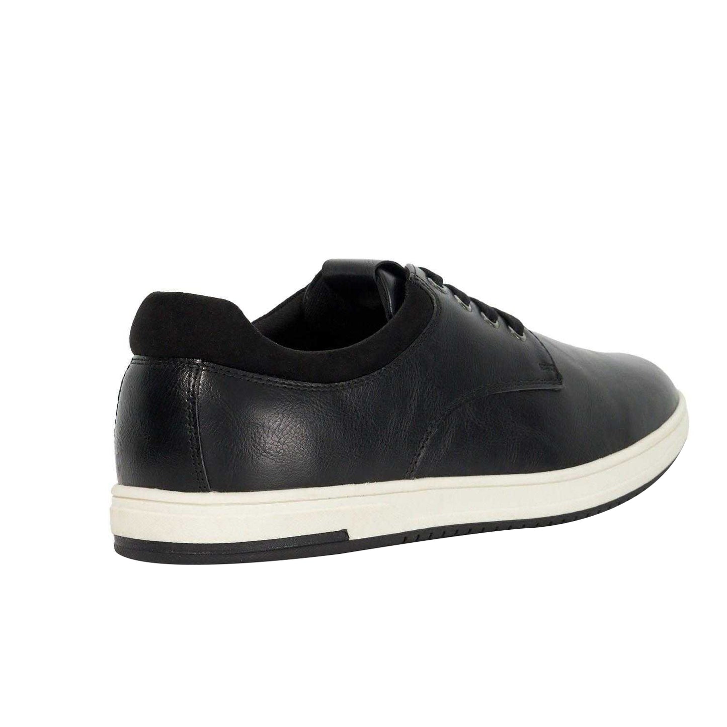 Black - Back - Dune London Mens Tamsen Lace Up Trainers