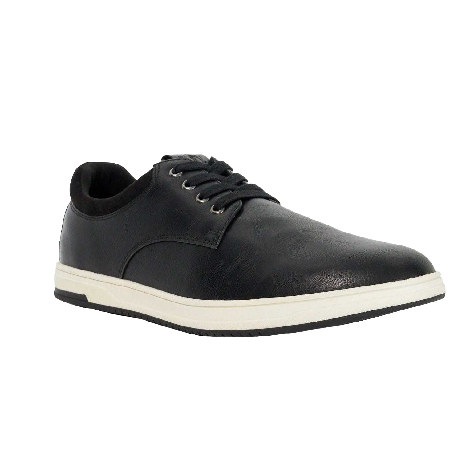 Black - Front - Dune London Mens Tamsen Lace Up Trainers