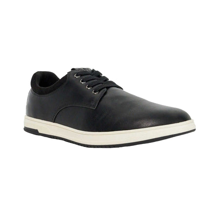 Black - Front - Dune London Mens Tamsen Lace Up Trainers