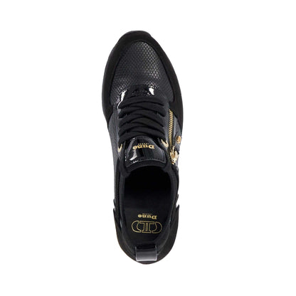 Black - Lifestyle - Dune London Womens-Ladies Eilisia Wedge Heel Trainers