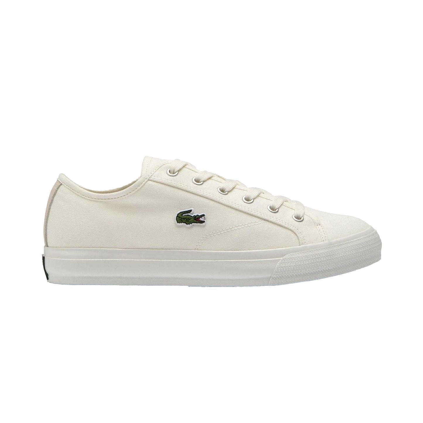 Beige - Lifestyle - Lacoste Mens Backcourt Canvas Low Trainers