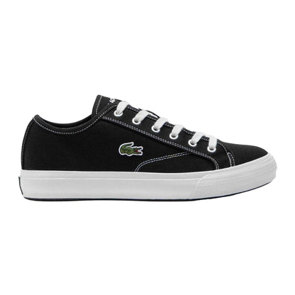 Black - Lifestyle - Lacoste Mens Backcourt Canvas Low Trainers