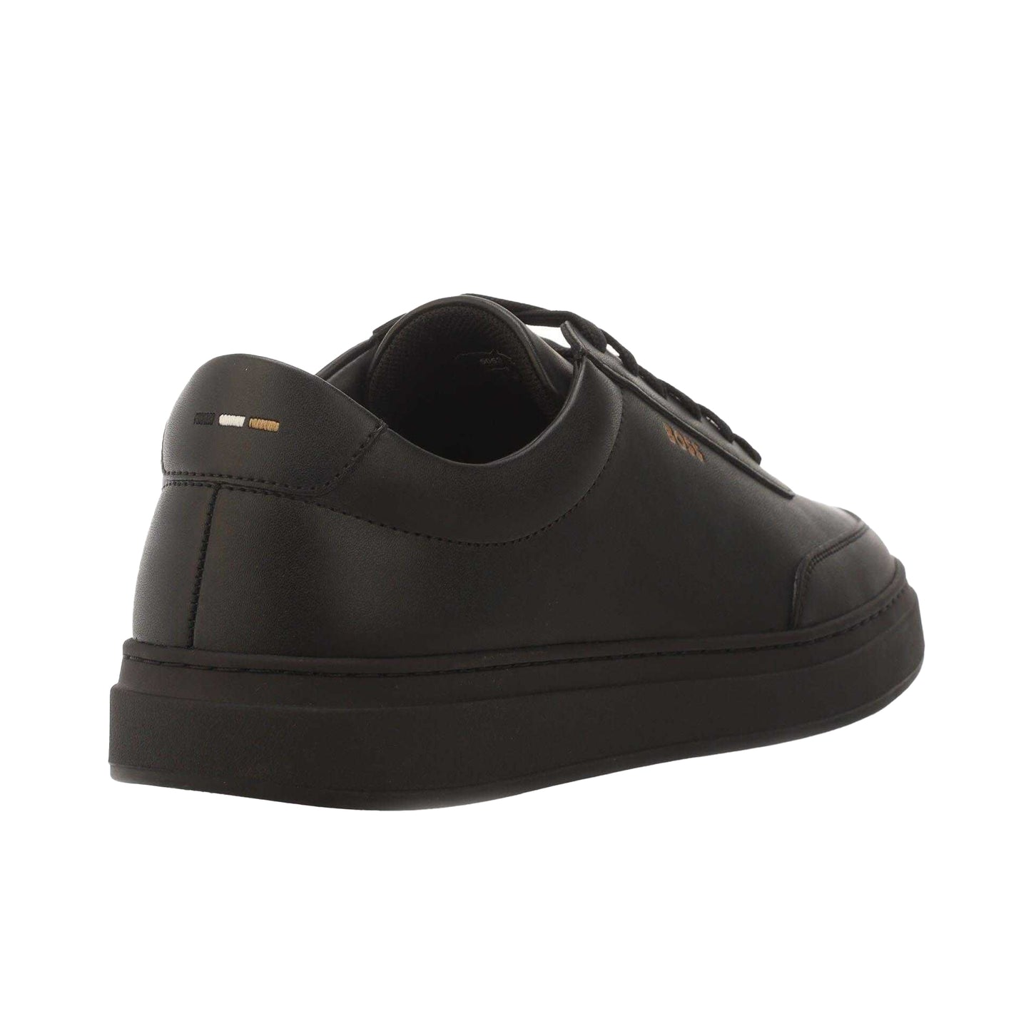 Black - Back - Boss Mens Kieran Tennis Trainers