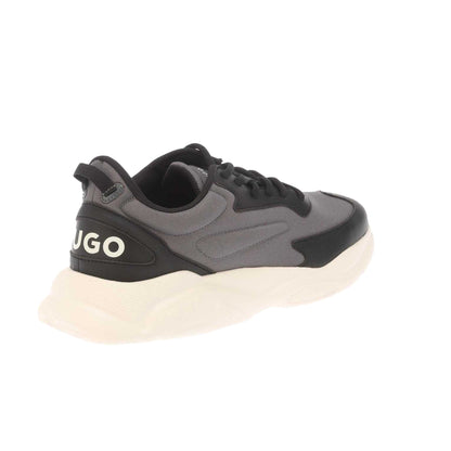 Charcoal - Back - Hugo Mens Leon Running Trainers