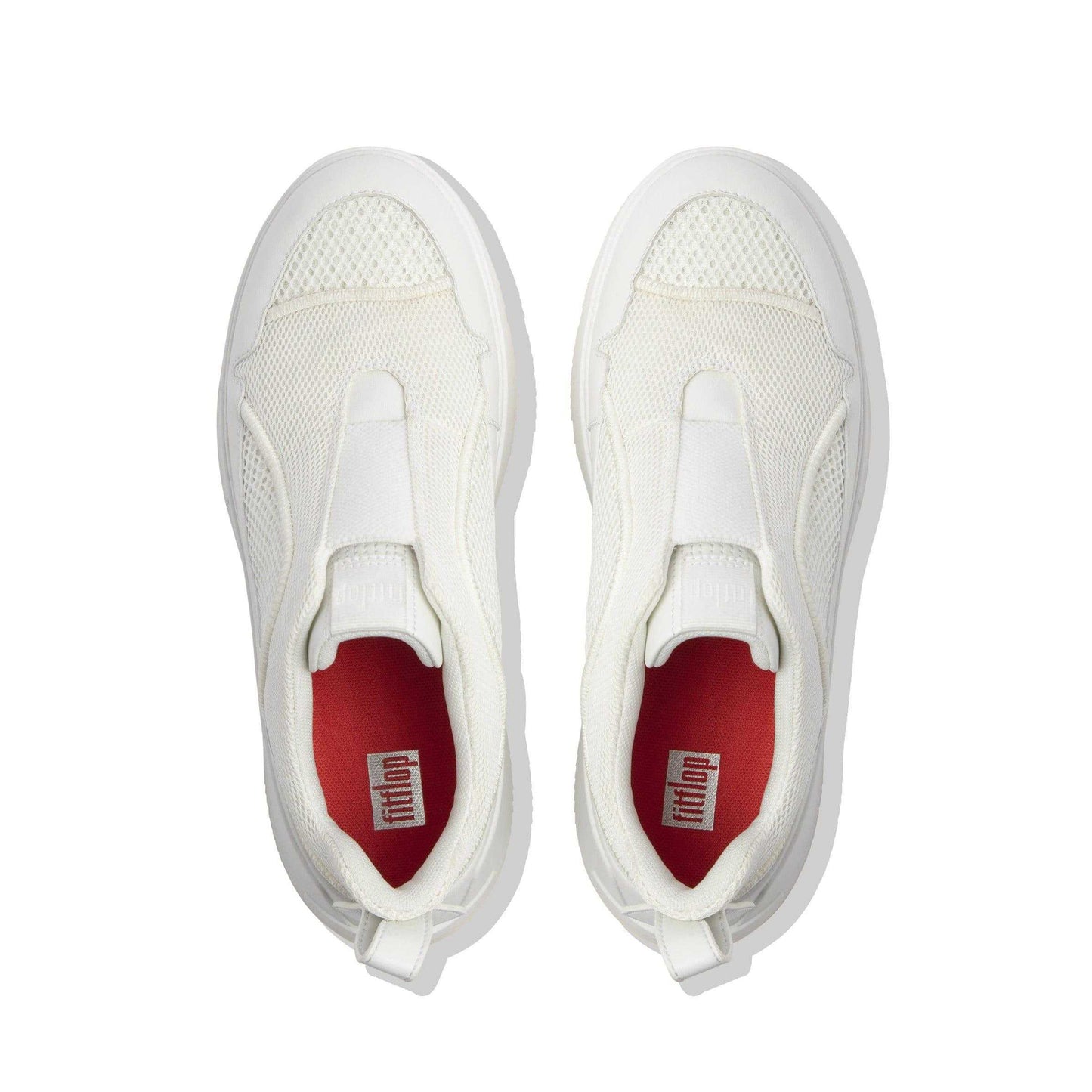 White - Lifestyle - Fit Flop Womens-Ladies Ammber Slip-on Trainers