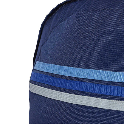 Blue - Side - Adidas Classic Back To School Stripe Backpack