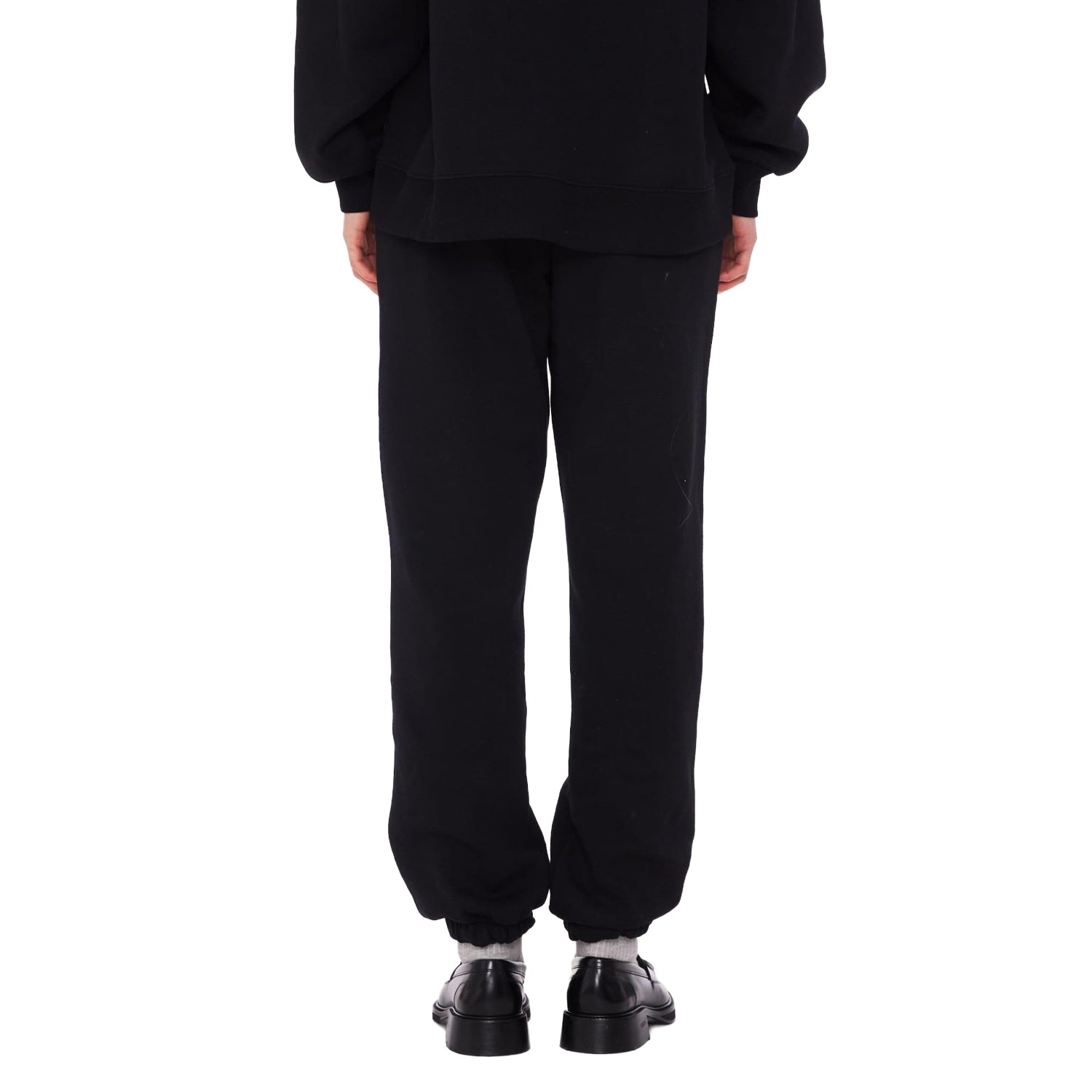 Black - Back - Rotate Sunday Womens-Ladies Logo Jogging Bottoms