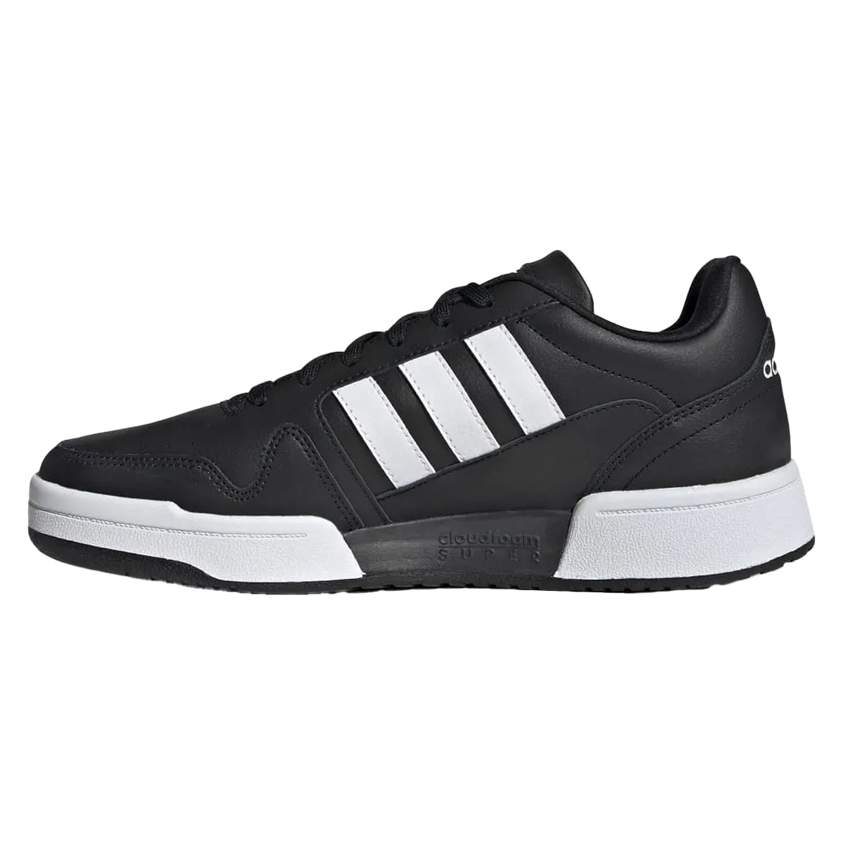 Black-White - Side - Adidas Mens Postmove Trainers