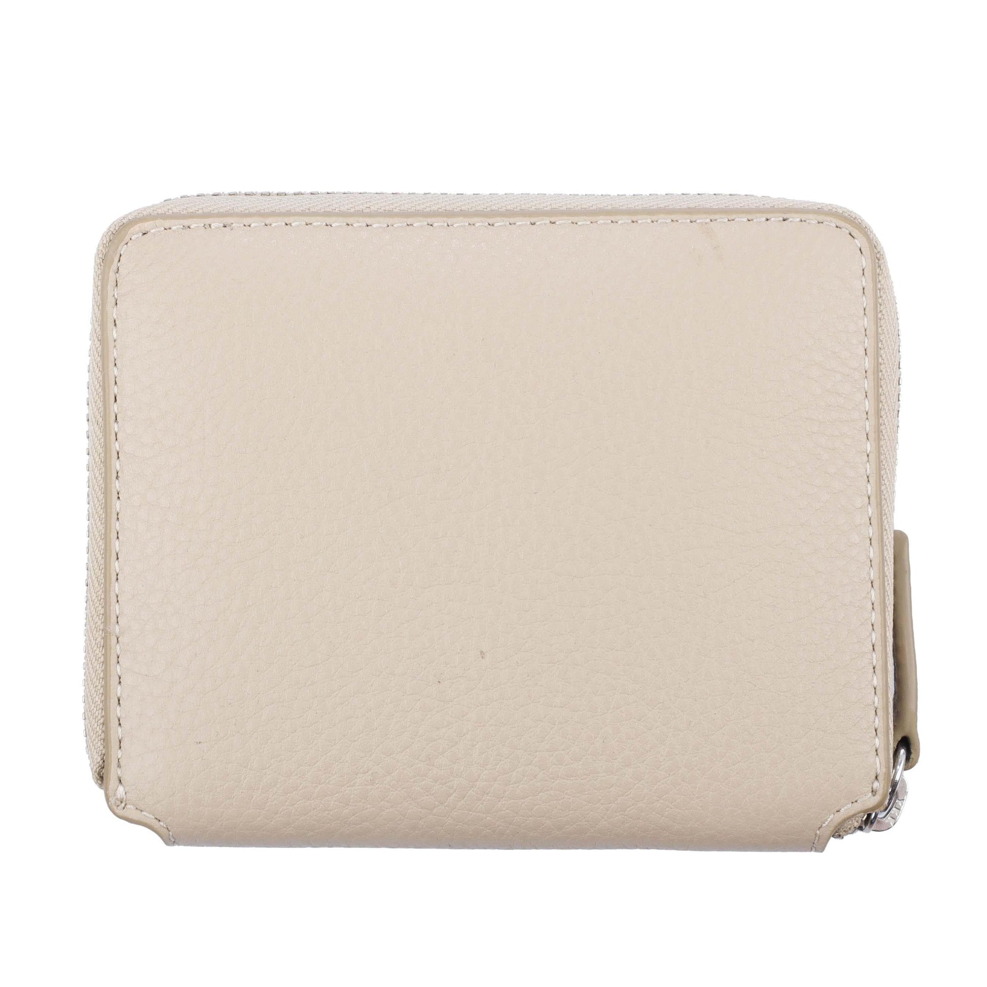 Beige - Back - Timberland Square Leather Wallet