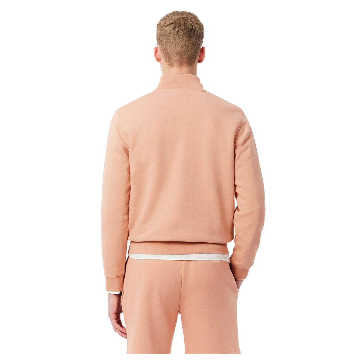 Pinkish - Pack Shot - Lacoste Mens Fleece Zipped Sweatshirt