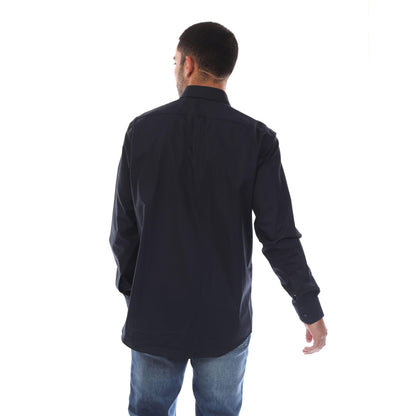 Dark Blue - Back - Boss Mens H-Joe-Kent Shirt