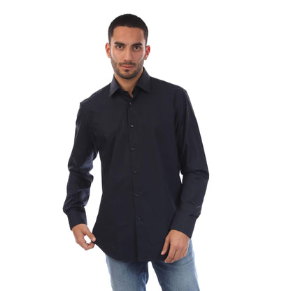 Dark Blue - Front - Boss Mens H-Joe-Kent Shirt