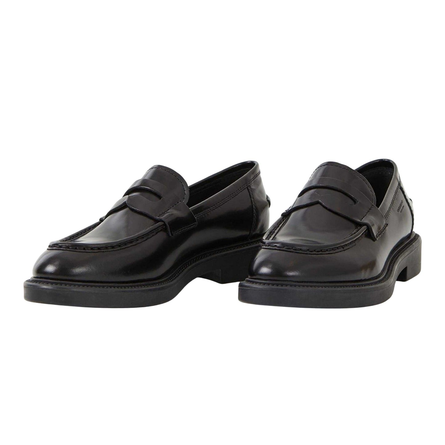 Black - Front - Vagabond Shoemakers Womens-Ladies Alex Leather Loafers
