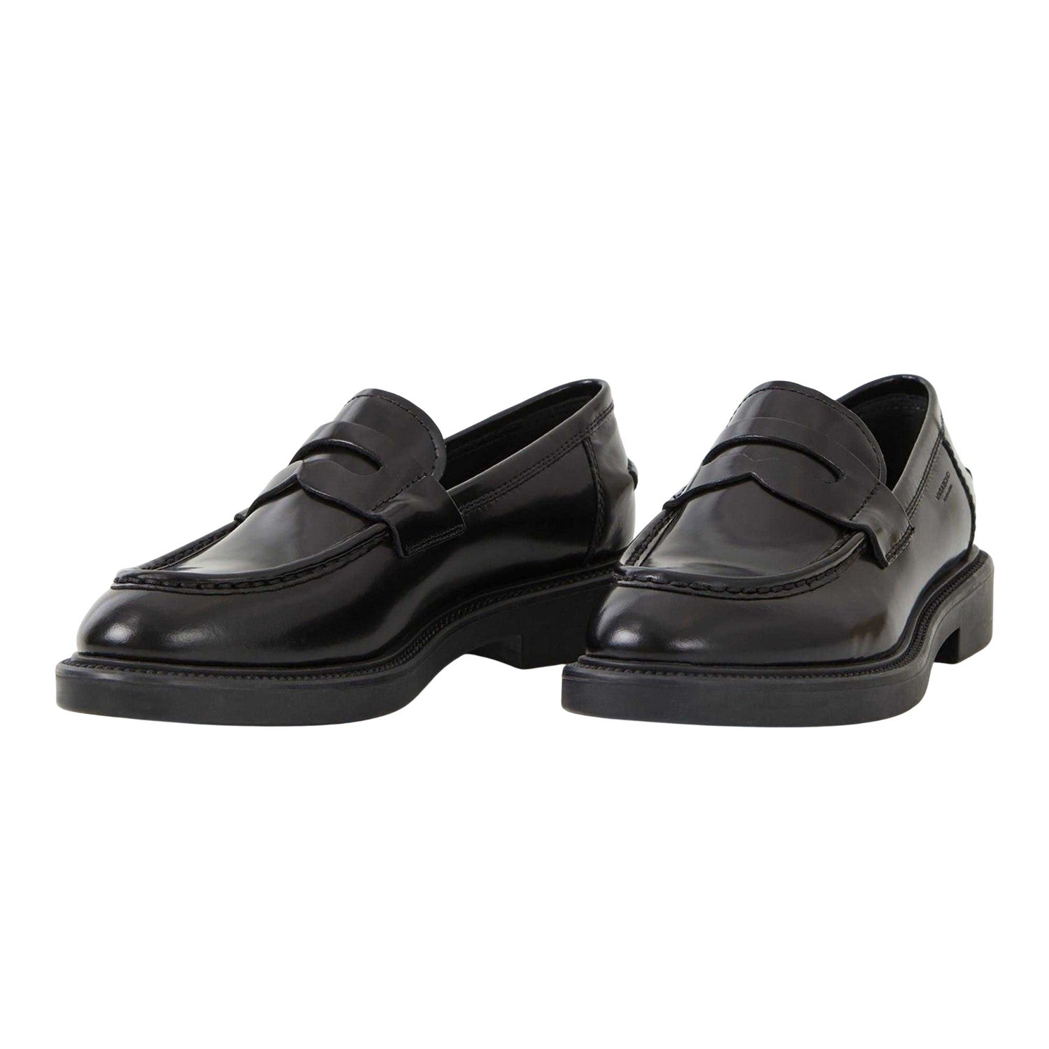 Black - Front - Vagabond Shoemakers Womens-Ladies Alex Leather Loafers