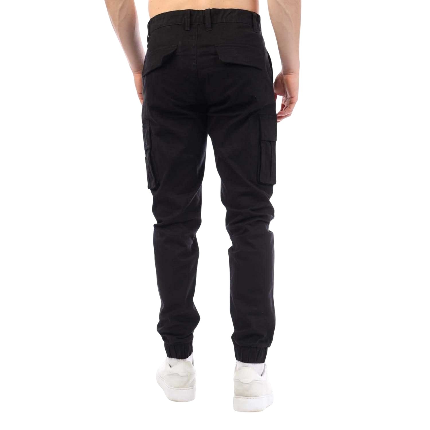 Black - Back - Duck and Cover Mens Chemmer Woven Trousers