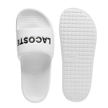 White-Black - Lifestyle - Lacoste Mens Serve 1.0 Sliders