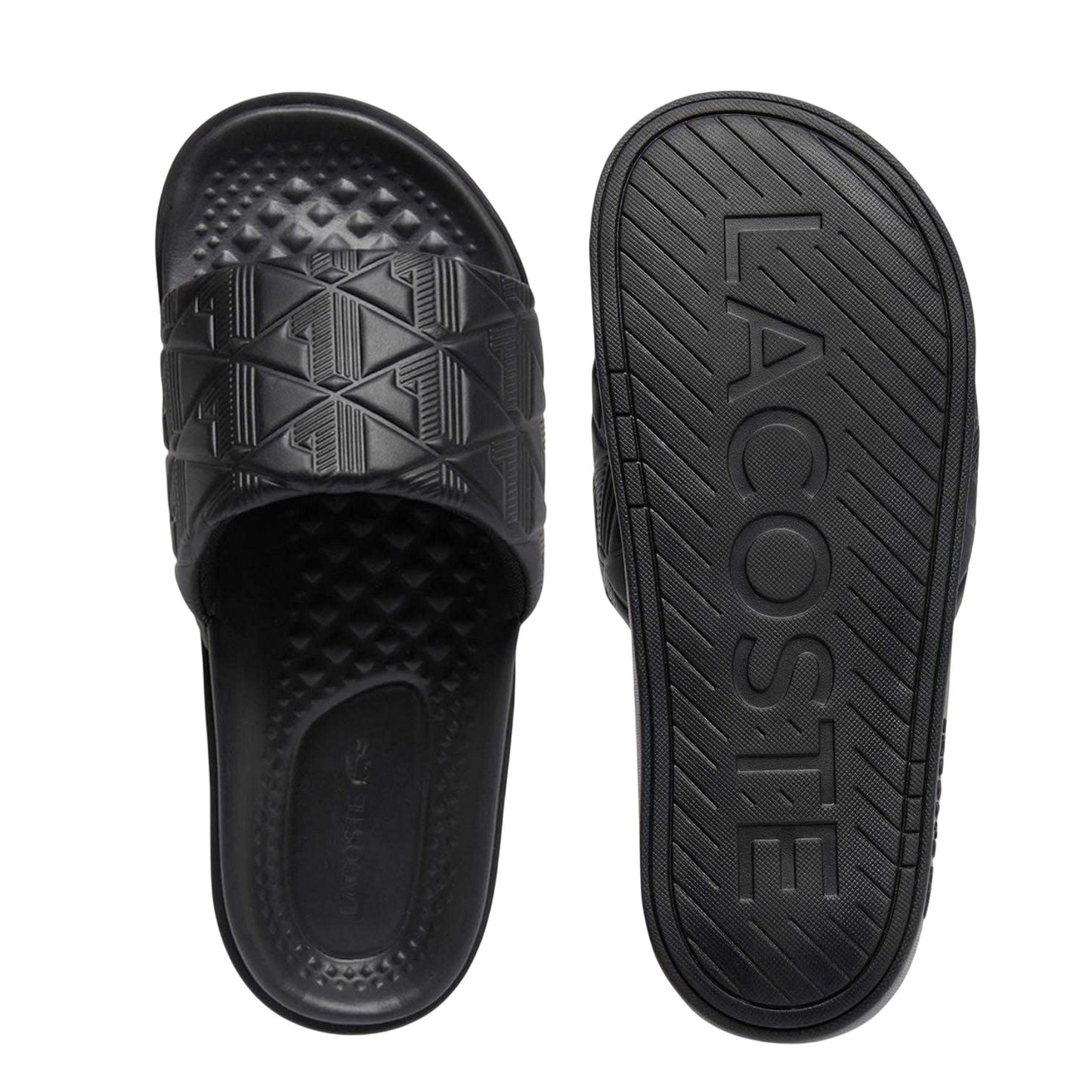 Black - Lifestyle - Lacoste Mens Serve Sliders