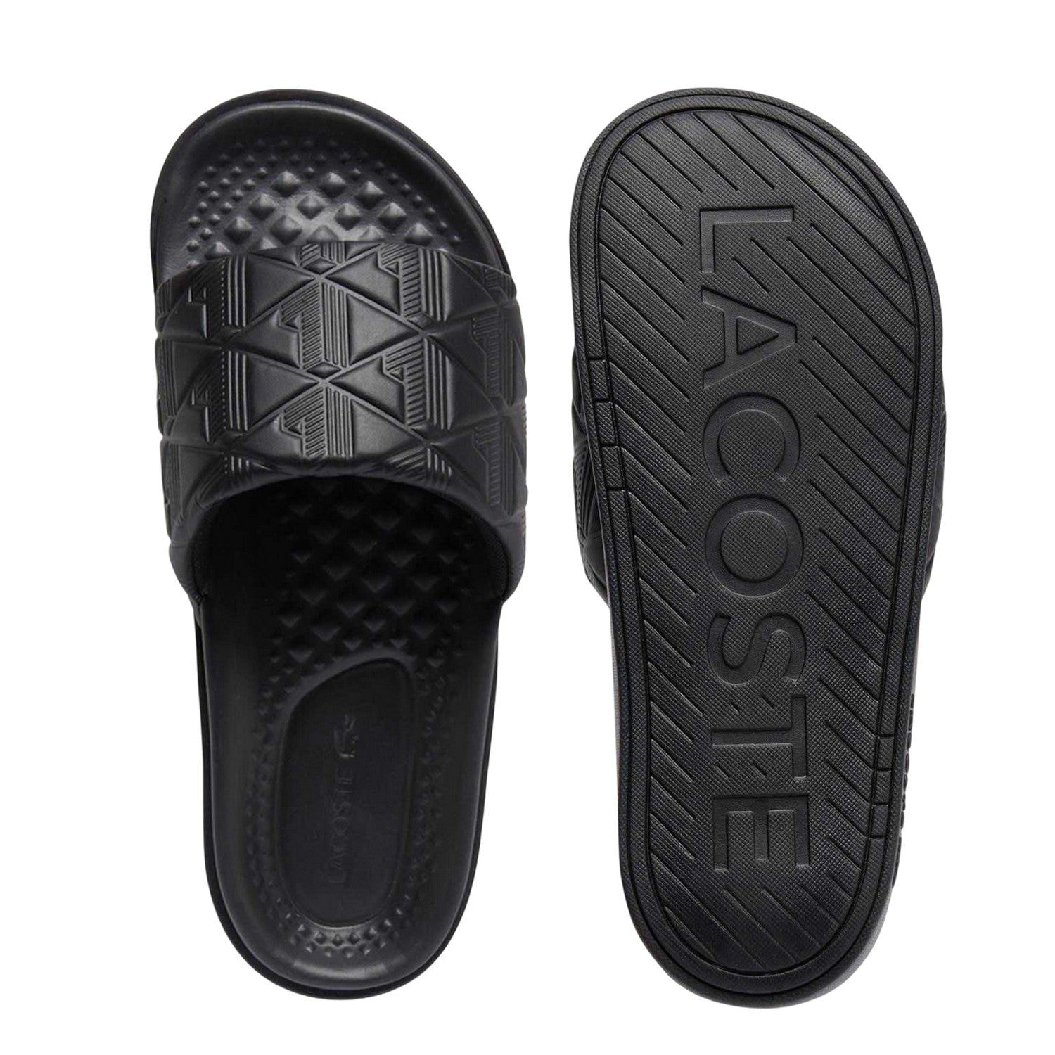 Black - Lifestyle - Lacoste Mens Serve Sliders