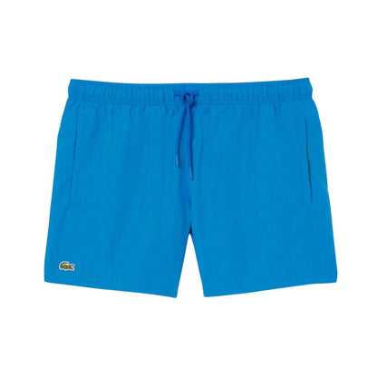 Blue - Front - Lacoste Mens Quick Dry Swimming Trunks