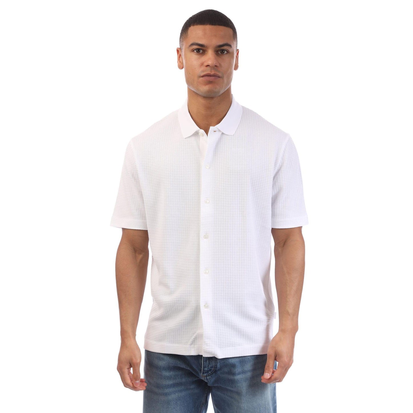 White - Front - Boss Mens C-Palladio Shirt