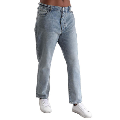 Indigo - Front - Armani Exchange Womens-Ladies J51 Washed Carrot Fit Jeans