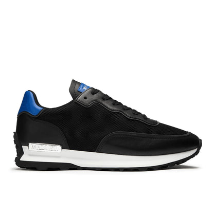 Black-Blue - Front - Mallet Mens Caledonian Suede Trainers