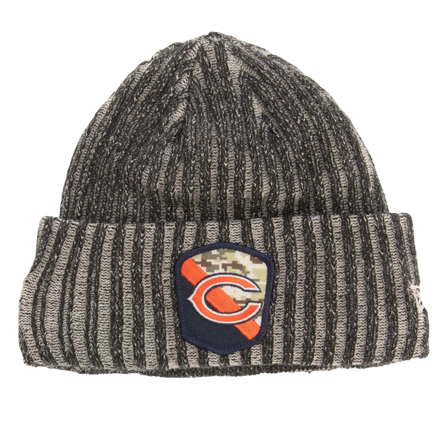 Black - Front - New Era Mens Chicago Bears NFL Knitted Bobble Beanie