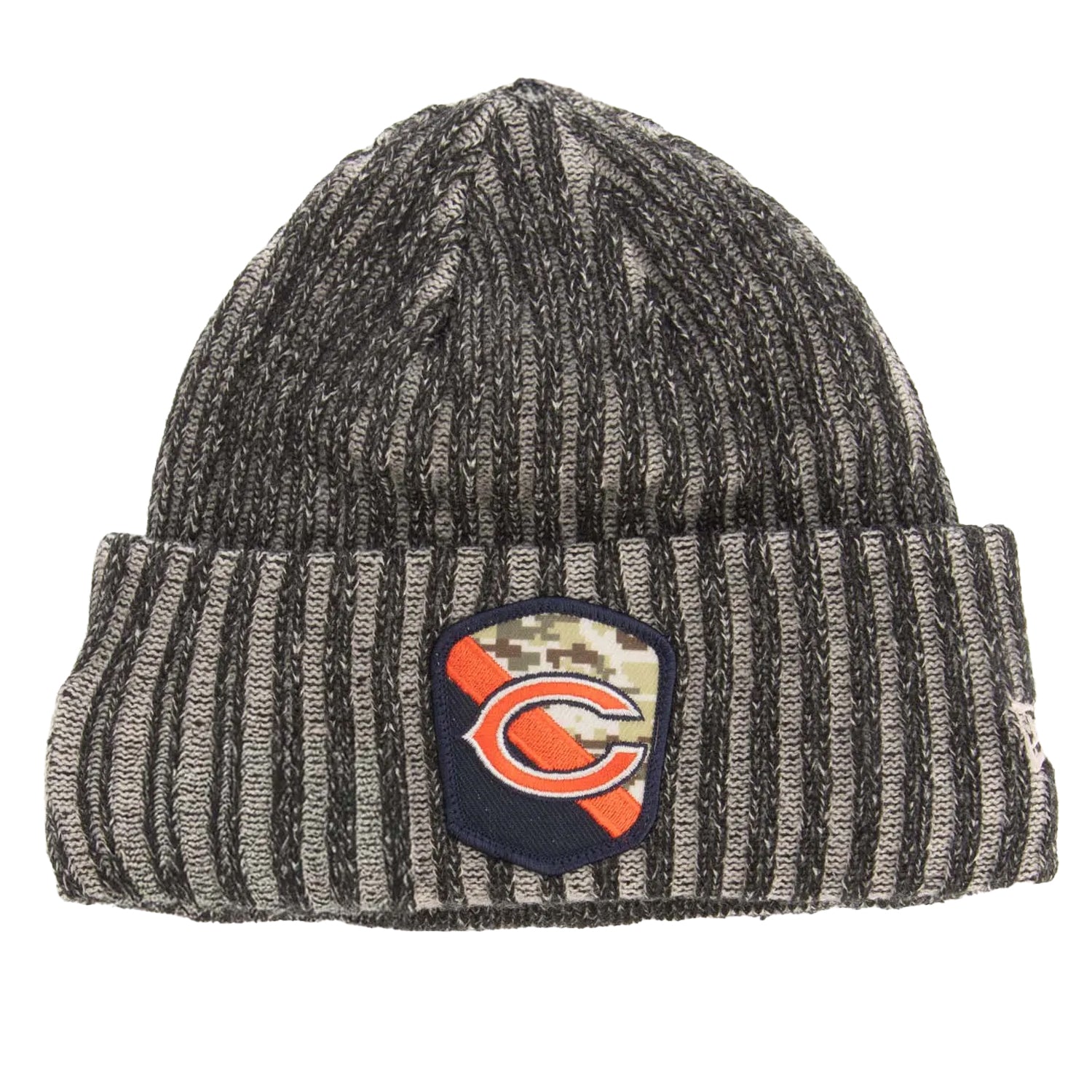 Black - Front - New Era Mens Chicago Bears NFL Knitted Bobble Beanie