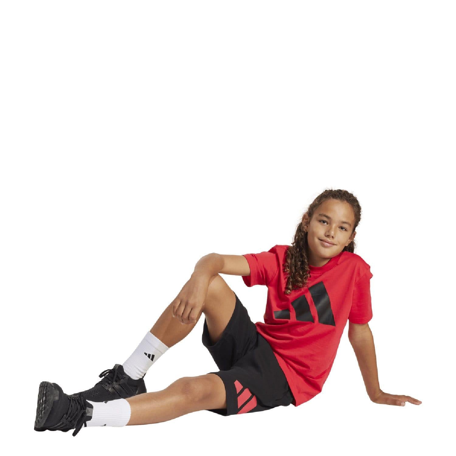 Red - Lifestyle - Adidas Childrens-Kids Essentials Top & Bottom Set (Pack of 2)