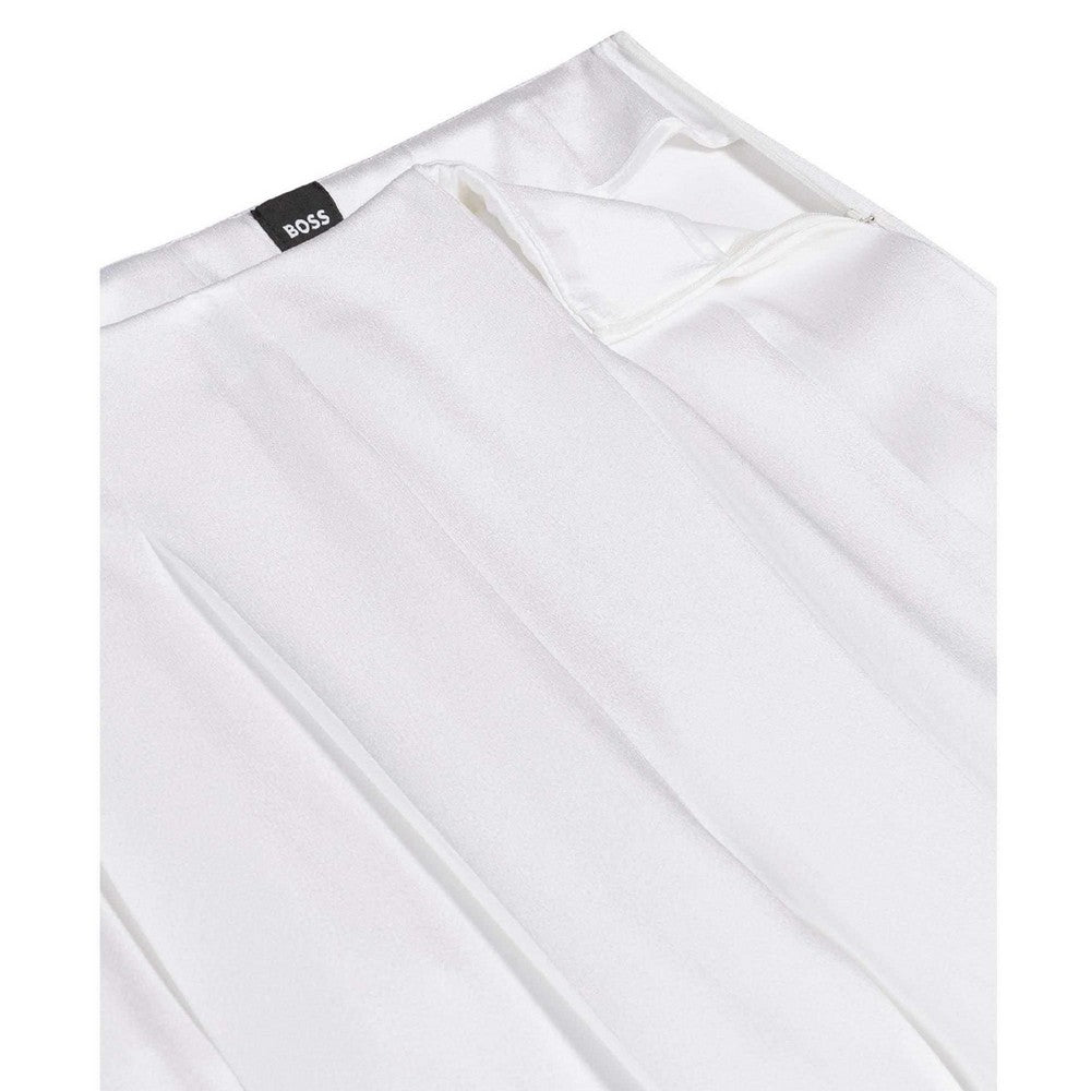 White - Back - Boss Womens-Ladies Tetosa Culottes