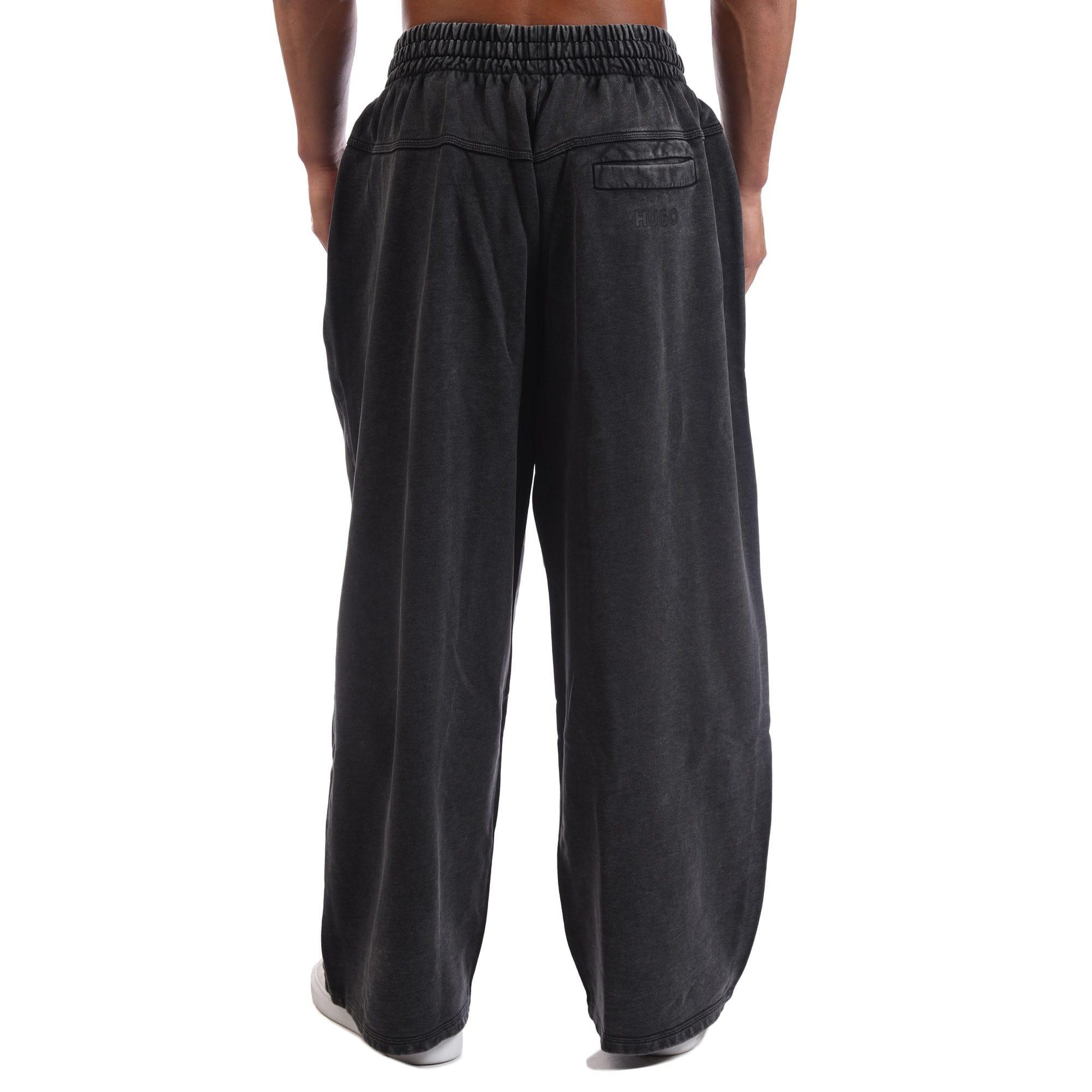 Black - Back - Hugo Mens Nebutro Tracksuit Bottoms