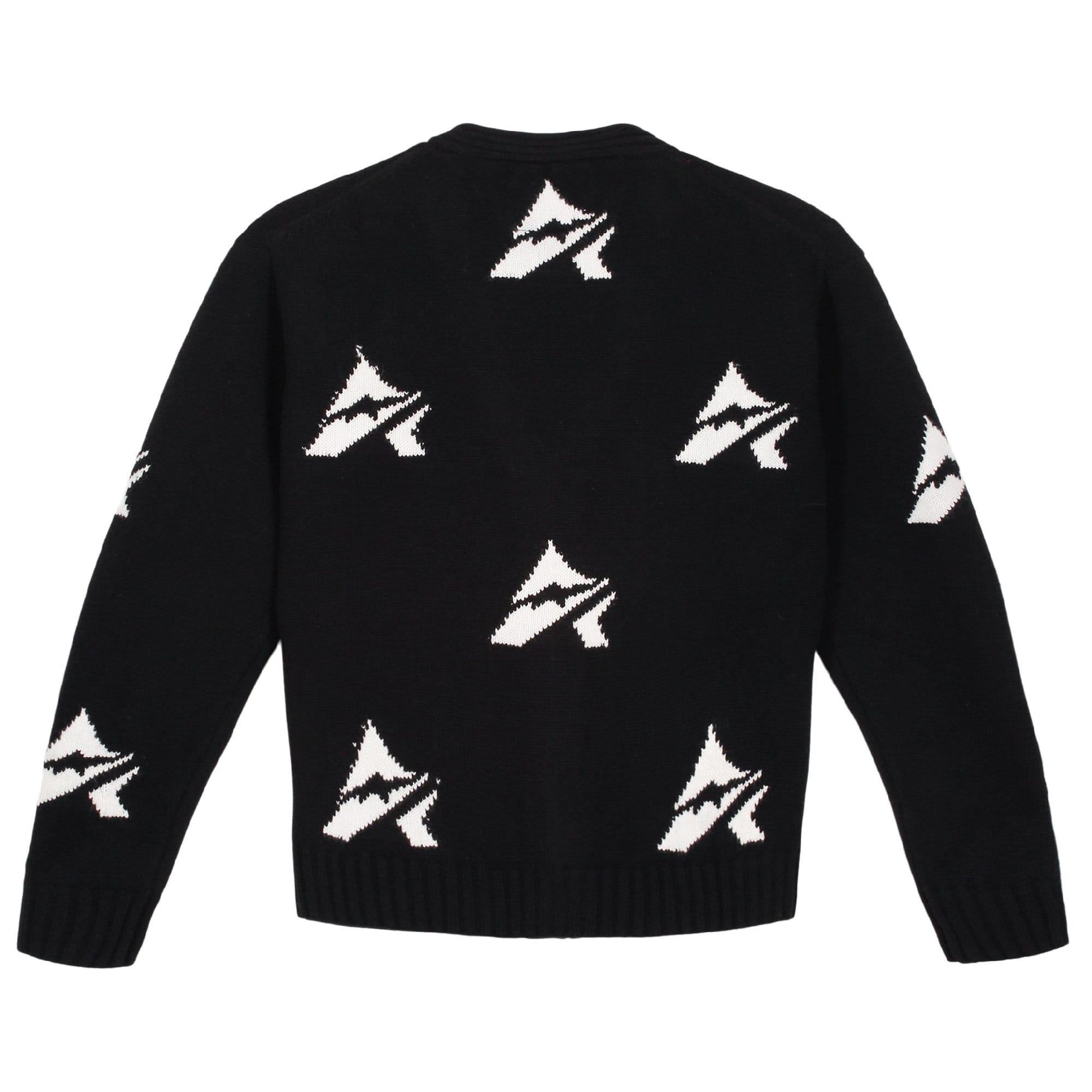 Black - Back - Avirex Womens-Ladies Athletic Cardigan