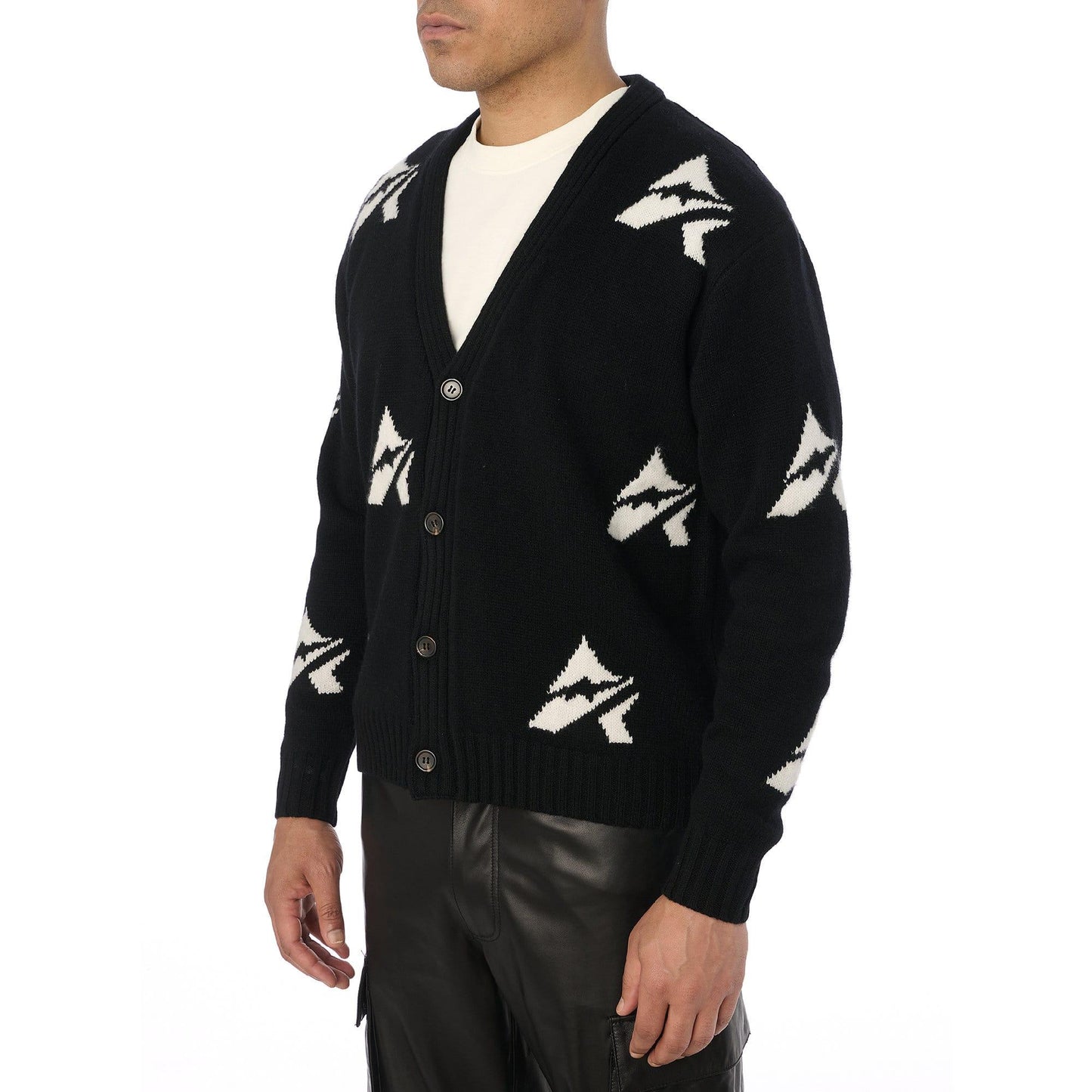 Black - Lifestyle - Avirex Womens-Ladies Athletic Cardigan