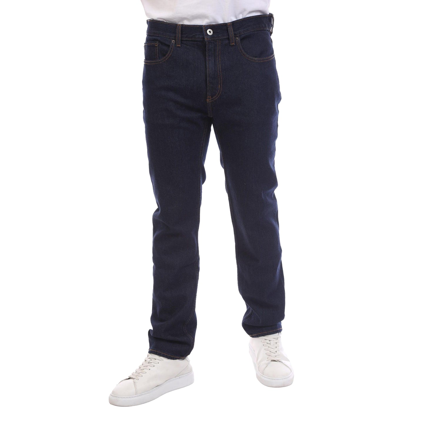 Dark Blue - Front - Hugo Mens Ash Slim Jeans