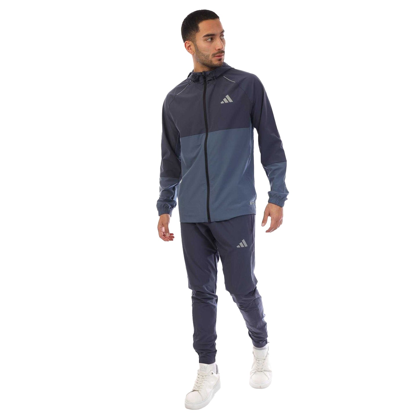 Navy - Lifestyle - Adidas Mens Climacool Woven Tracksuit Bottoms