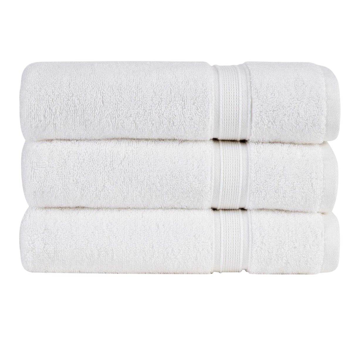 White - Front - Christy Towels Refresh Plain Bath Towel (Pack of 2)