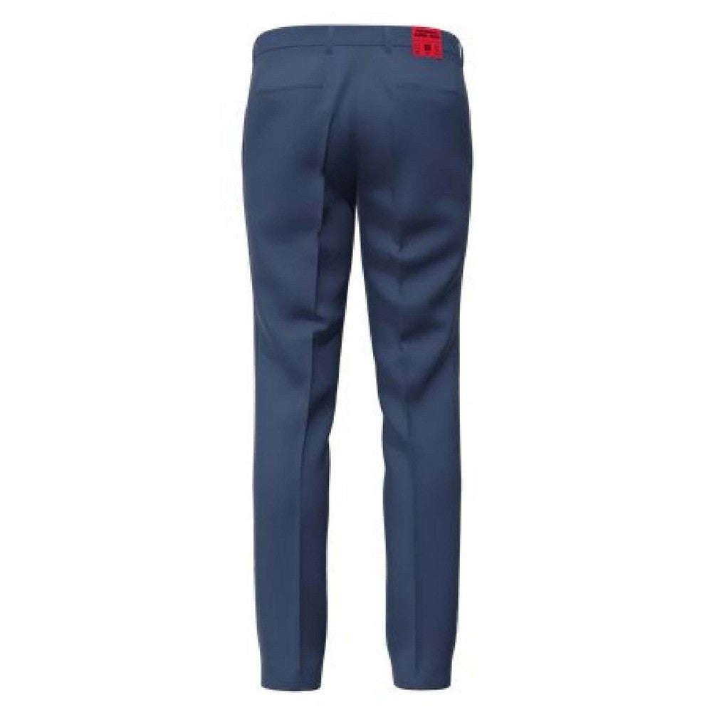 Blue - Back - Hugo Mens GetlinM204X Slim Trousers