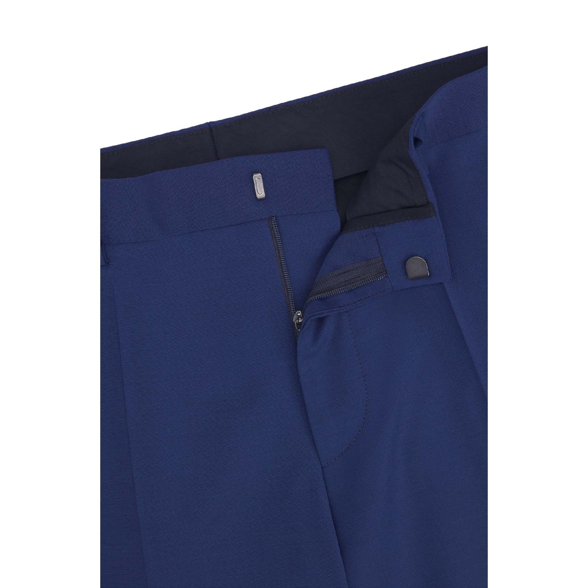 Blue - Side - Hugo Mens GetlinM204X Slim Trousers