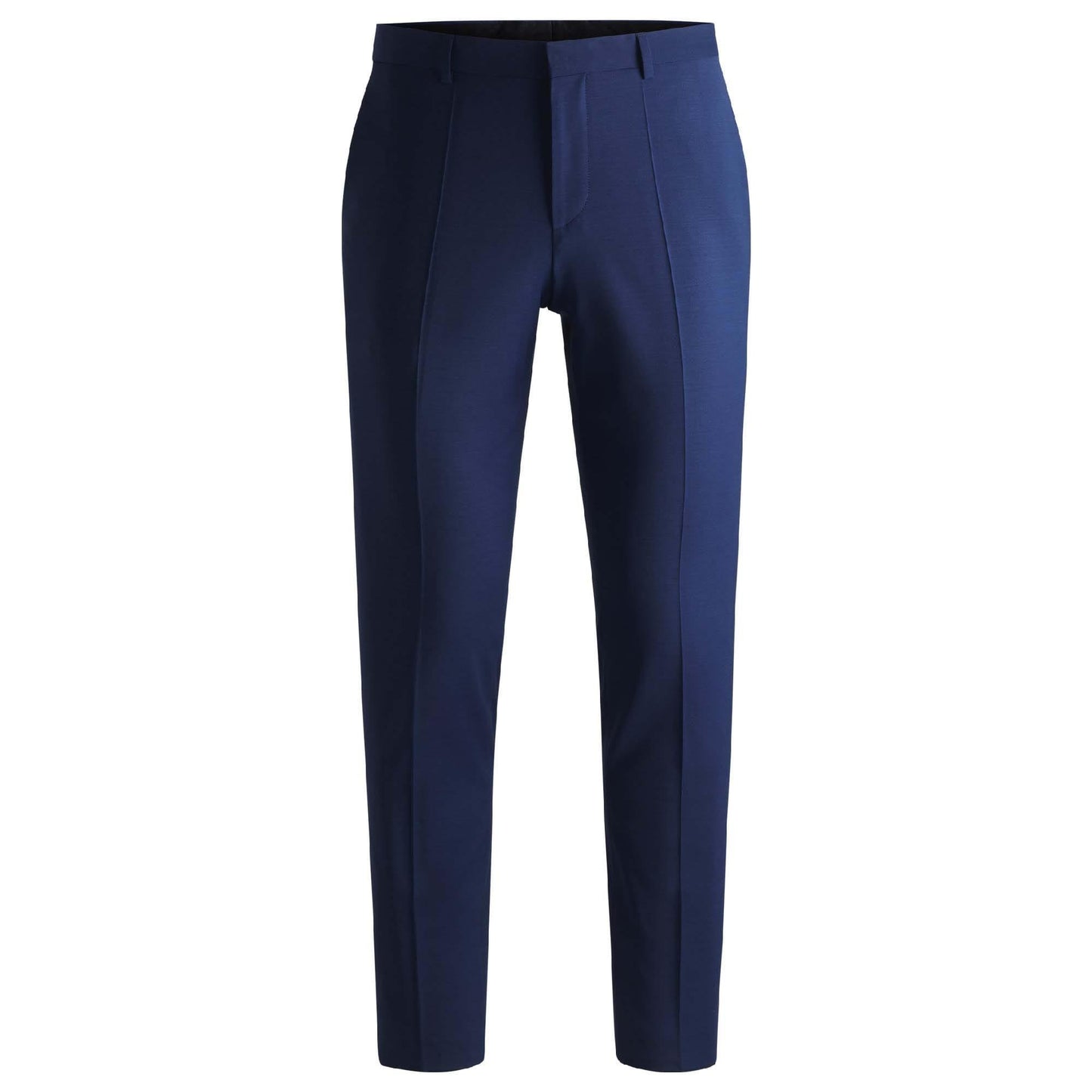 Blue - Front - Hugo Mens GetlinM204X Slim Trousers