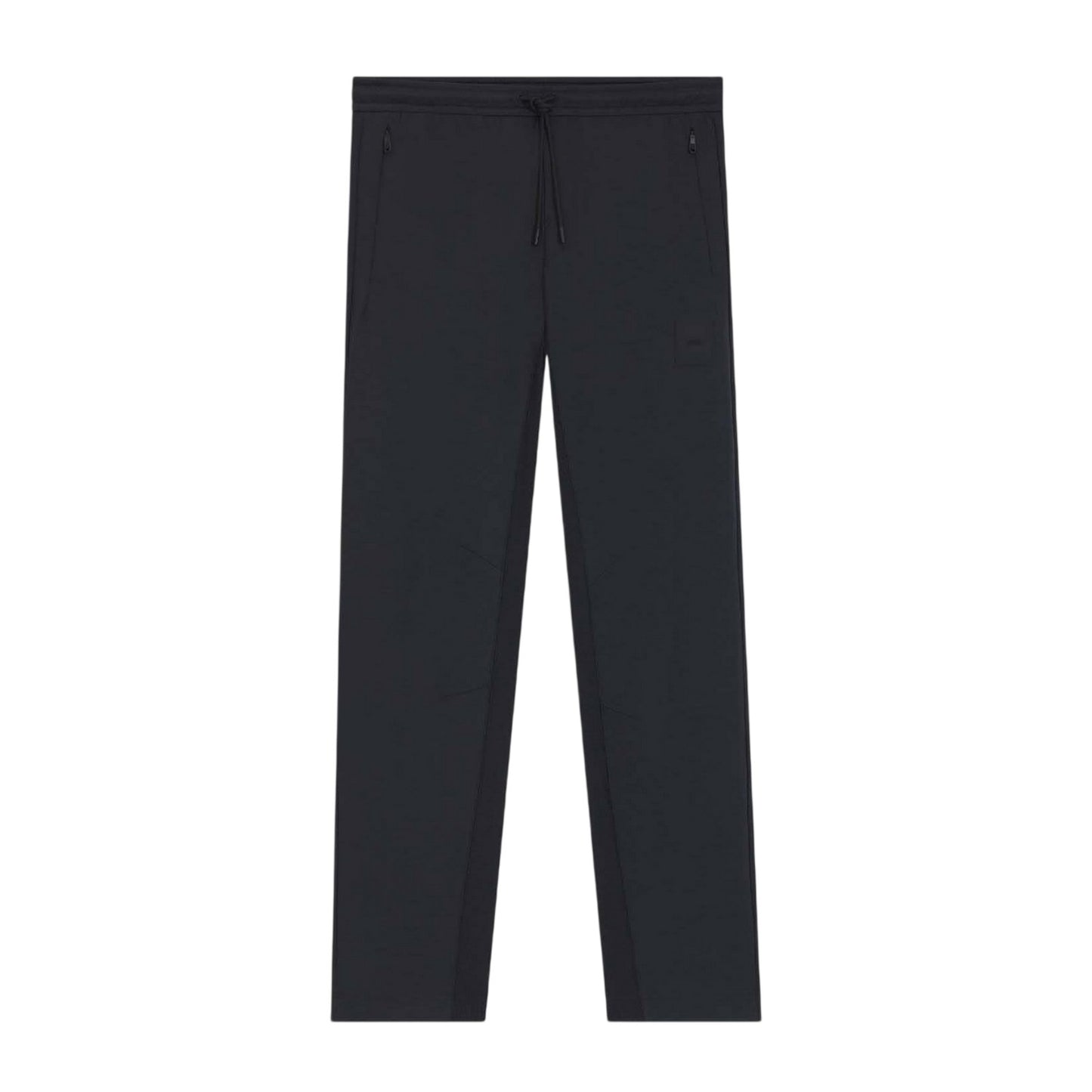 Blue - Front - Boss Mens Hadim Stretch Ribbed Tracksuit Bottoms