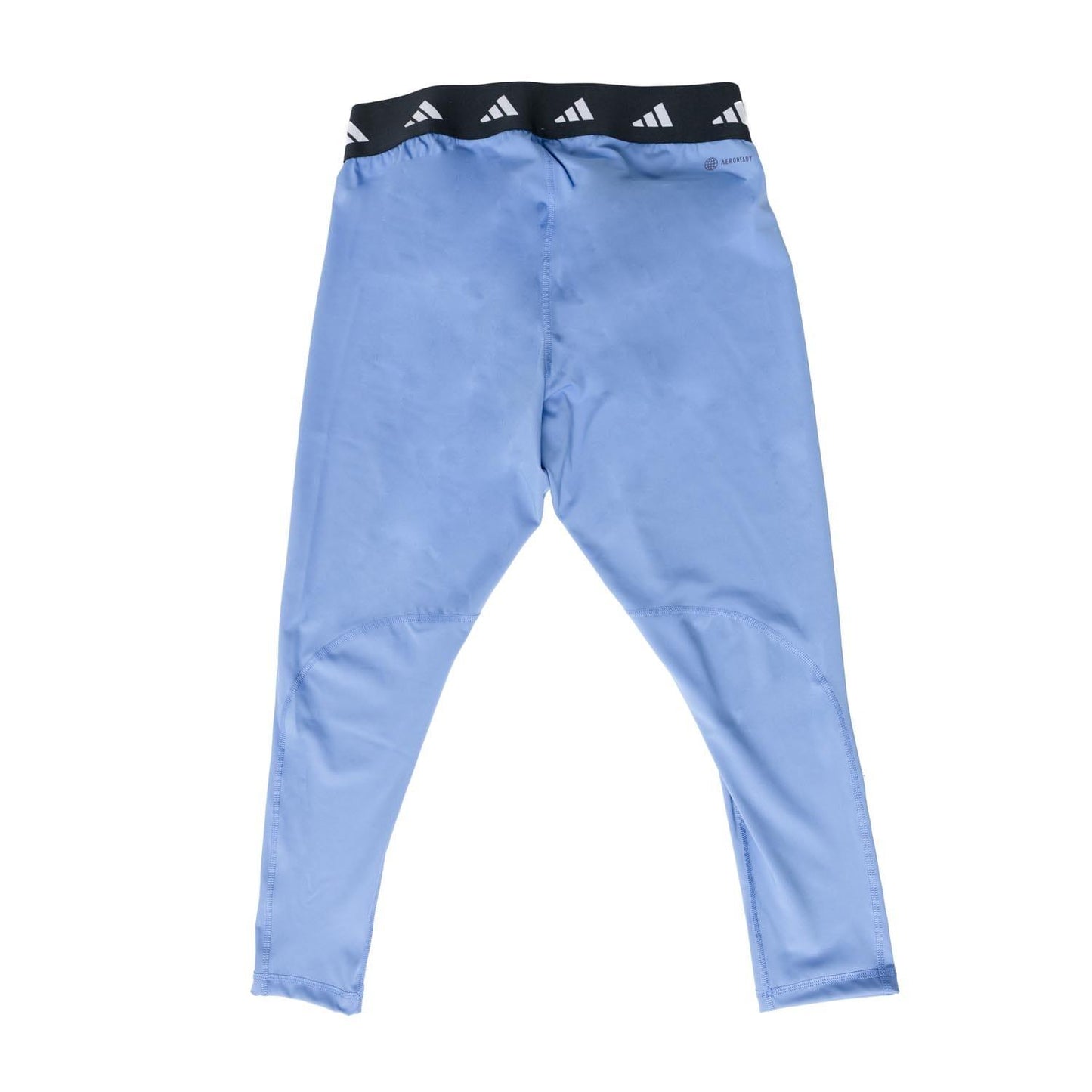 Blue - Back - Adidas Womens-Ladies Techfit Plus 7-8 Leggings