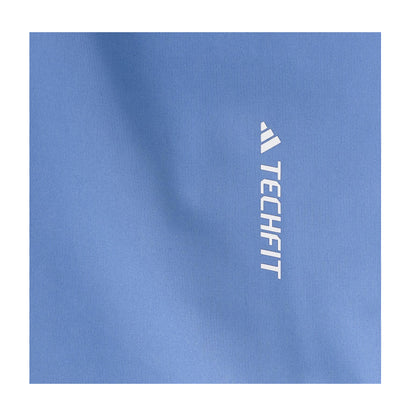 Blue - Pack Shot - Adidas Womens-Ladies Techfit Plus 7-8 Leggings